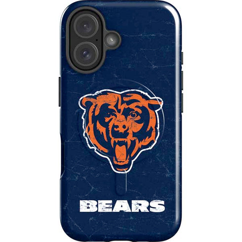 NFL Chicago Bears - Alternate Distressed iPhone 16 Magsafe Impact Case